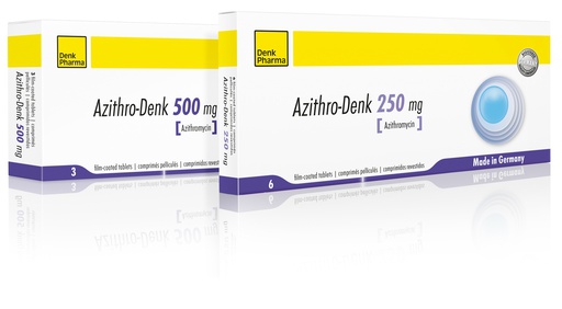 Азитро-денк 250мг №6 бүрхүүлтэй шахмал Denk Pharma