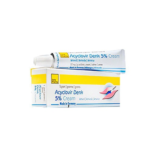 Ацикловир-денк 5%-5гр тосон түрхлэг Denk Pharma