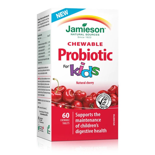 Jamieson зажилдаг пробиотик PROBIOTIC | KIDS | CHEWABLE №60