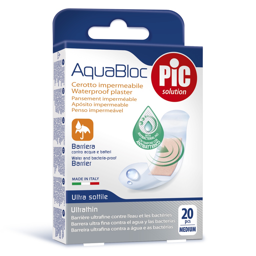 Pic Шархны лент усны хамгаалалттай 19/72мм антибактериал №20 /Plasters Aquabloc 19/72mm Antibacter/