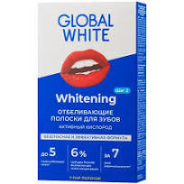 Global White Шүд цайруулах наалт №7 /Whitening strips/