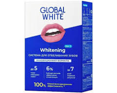 Global White Шүд цайруулах багц №1 /Whitening system/