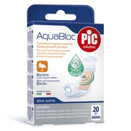 [300905] Pic Шархны лент усны хамгаалалттай 19/72мм антибактериал №20 /Plasters Aquabloc 19/72mm Antibacter/ - Pikdare S.p.A (ITA)